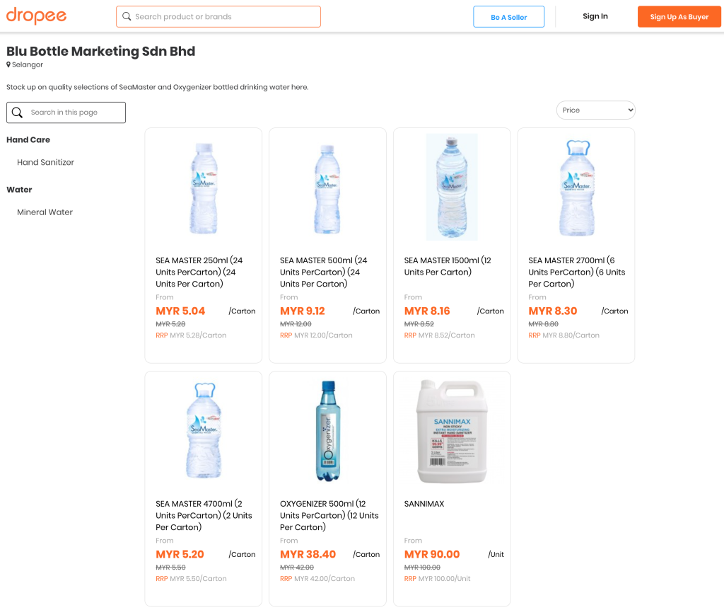 How Blu Bottle Uses Dropee to Trade Wholesale Online